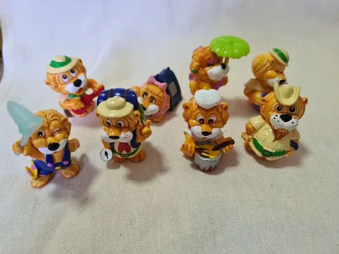 Coleção leoventura leões kinder ovo 1993