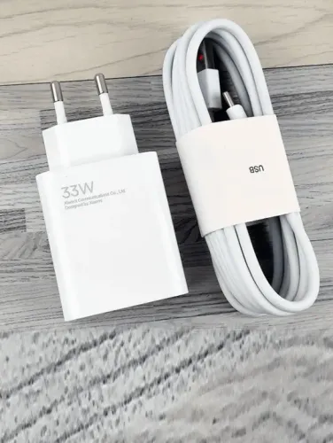 Carregador Xiaomi Turbo Original 33W Tipo-C Novo (Com Garantia)