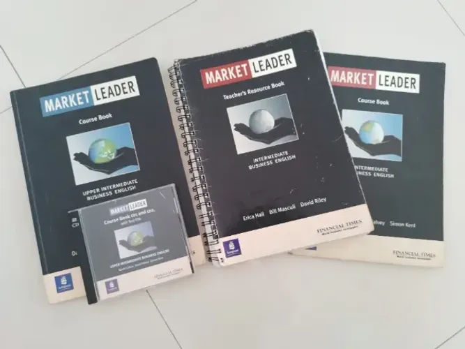 Conjunto de livros de Business English Market Leader