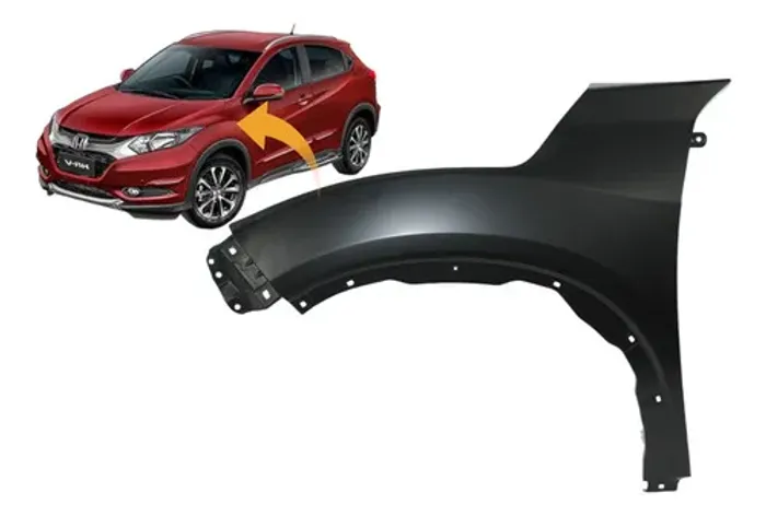 Paralama Honda Hrv 2015 2016 2018 A 2021 Dianteiro Esquerdo