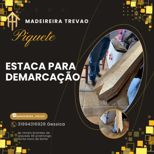 Estaca para demarcação 