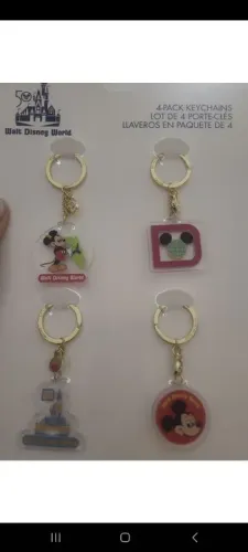 Pack de chaveiros disney parks