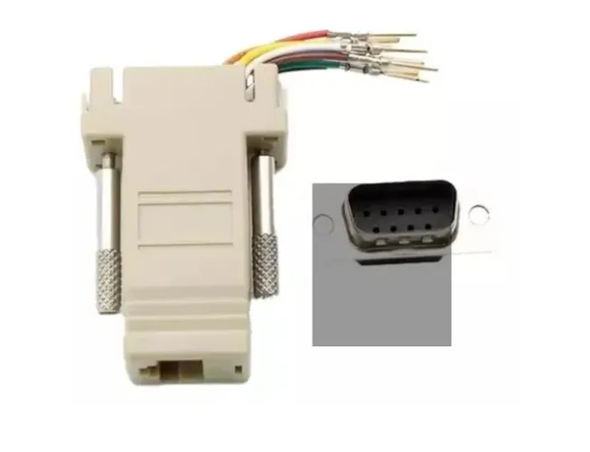 Adaptador Db9 Femea Rj45 Femea 3.2.36 Arduino Automação COD-CP772