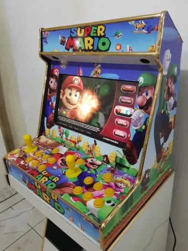 Máquina Fliperama Arcade Bartop 6X Sem Juros!!