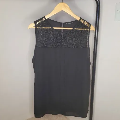 Blusa feminina preta - Tamanho 46
