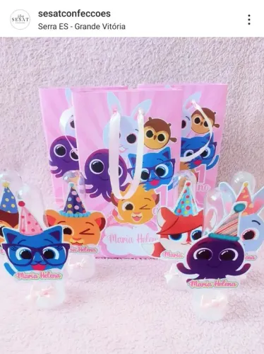 Caixinhas personalizadas pra festa de aniversário Bolofofos