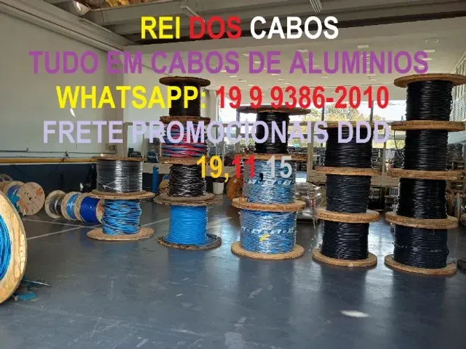 Cabo triplex de aluminio 16mm com neutro nu ou isolado