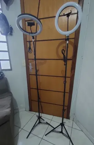 anel de luz Ring light 26 centímetros 10 polegadas mais tripe auto