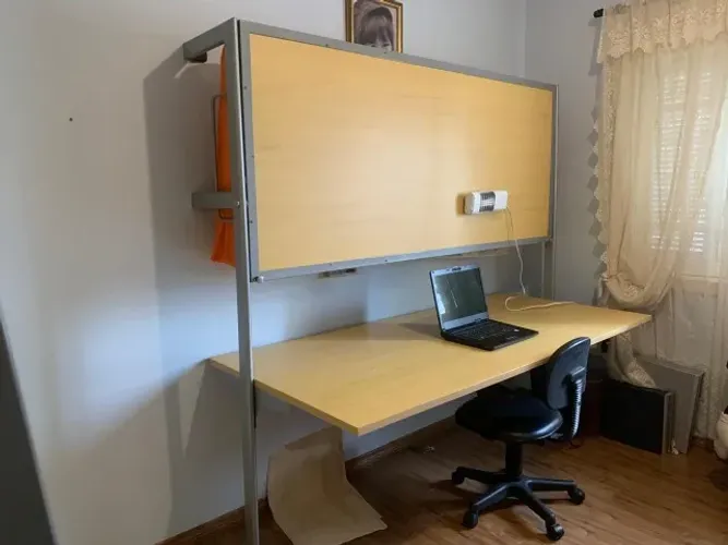 Cama Sistema de Quarto Integrado com Estrutura de Escrivaninha