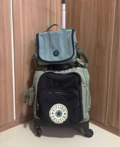 Mochila de Rodinha Kipling & Lancheira Originais