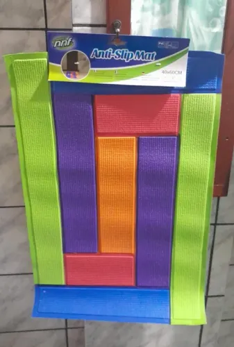 Tapete Colorido Antiderrapante Em PVC - 40 Cm X 60 Cm (Produto Novo / Envio Pela OLX Pay)