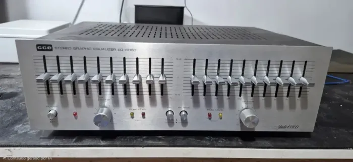 Cce Eq6060 Equalizador Gráfico Stereo, Anos 80 Vintage Ótimo