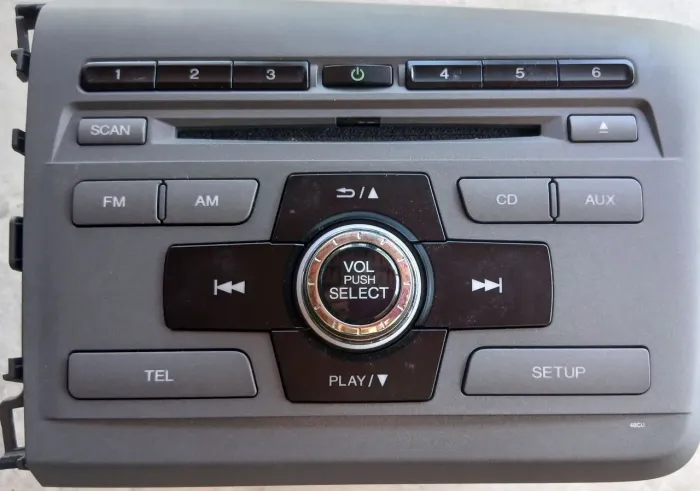 Rádio Original Mp3 Com Cd Player Honda Civic 2.0-16v-2012 A 2016.