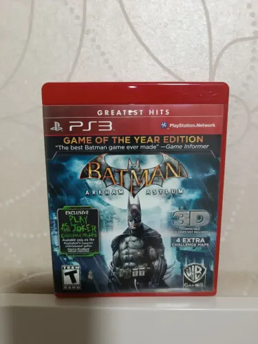 Batman Arkham Asylum - Original - PS3 - Excelente estado 