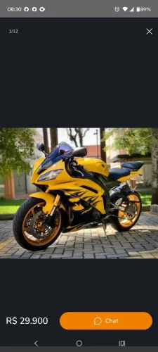 Linda moto r6 relíquia 