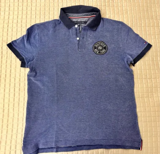 Camisa Polo Tommy Hilfiger Azul - Original