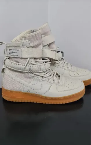 nike sf air force 1 high light bone 39 