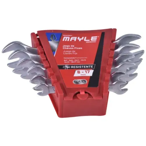 JOGO DE CHAVE FIXA MAYLE 6A17MM C/6 PECAS