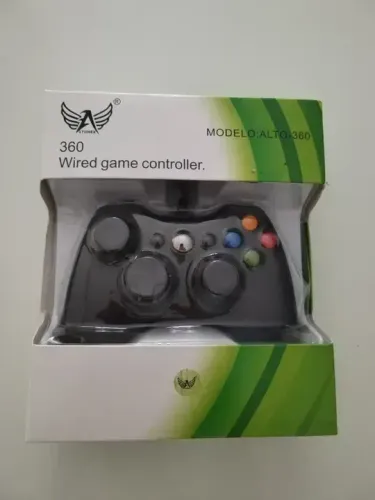 controle xbox 360 ou pc com fio novo na caixa