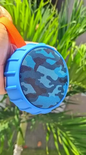 Caixa de Som Bluetooth Portátil Camuflada 8w