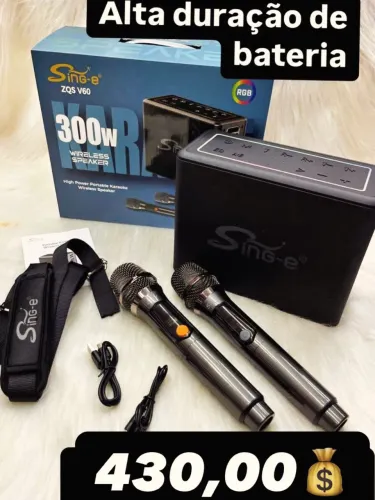 SOM BLUETOOTH PORTÁTIL 300W