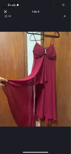 Vestido de Festa Longo Vermelho