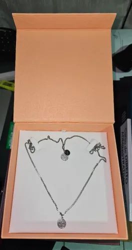 Escapulário Life Masculino São Bento em Aço, 70cm