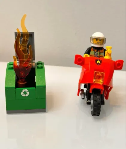 Lego City - Moto de bombeiro