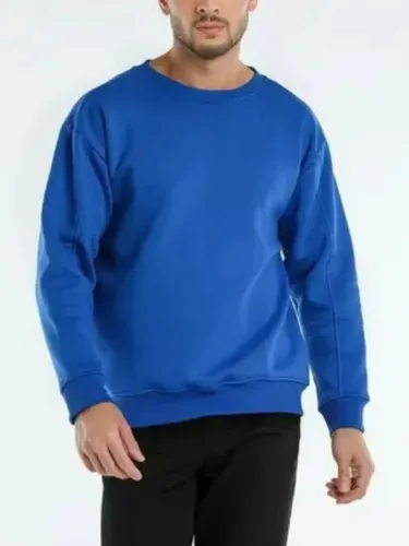 Casaco Azul tamanho G, bonito, protege bem do frio, confortável, tecido macio. 