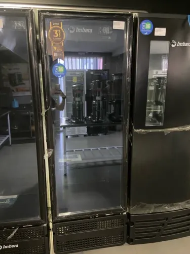 CCV-315 FB CERVEJEIRA PORTA DE VIDRO FULL BLACK - IMBERA