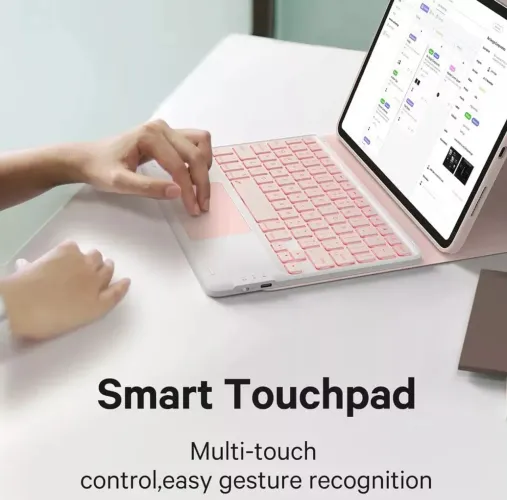 Capa para ipad 7/8/9/10/11 air 4 /5/6 Teclado e Touchpad
