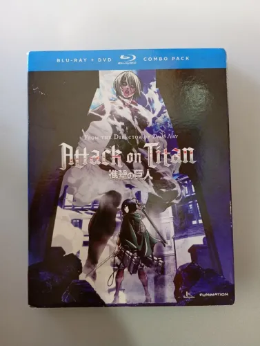 2 Filmes para DVD Blu ray Attack on Titan