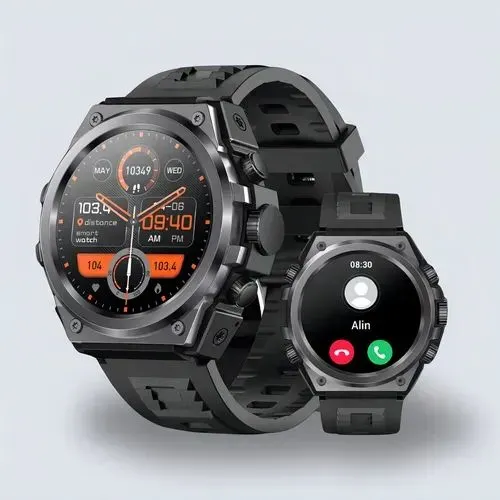 Relógio Inteligente Smartwatch W76 Pro Max a prova D'agua - Redondo