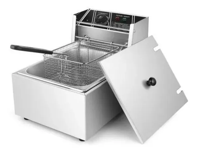 Fritadeira elétrica 5 Litros 3000w 220v Stevan Metal