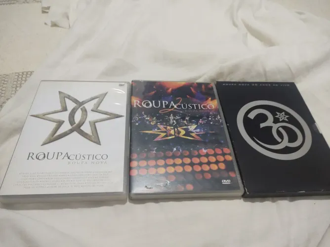 Conjunto DVD Roupa Nova Acústico e 30 Anos ao Vivo