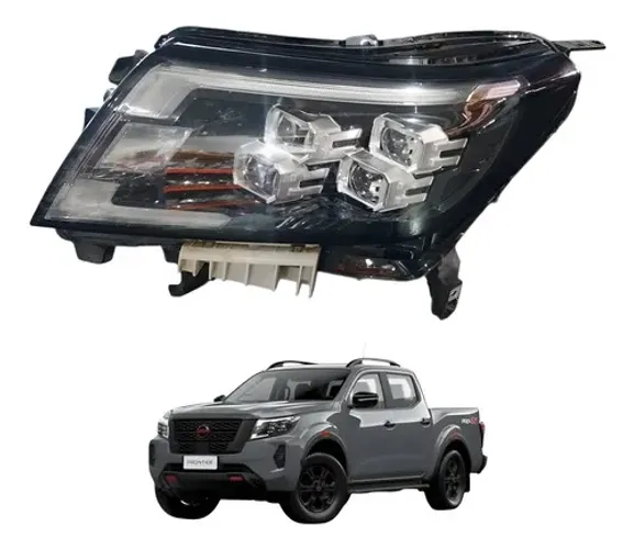 Farol Esquerdo Nissan Frontier 2024 2025 Led Xenon Esquerdo/motorista