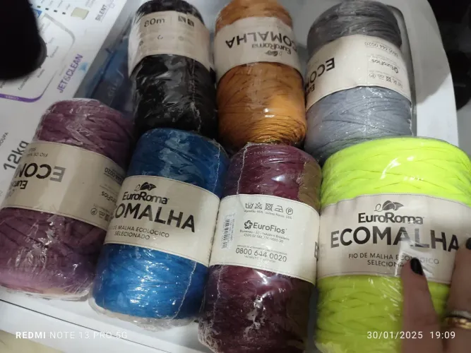 Fio de malha para artesanato