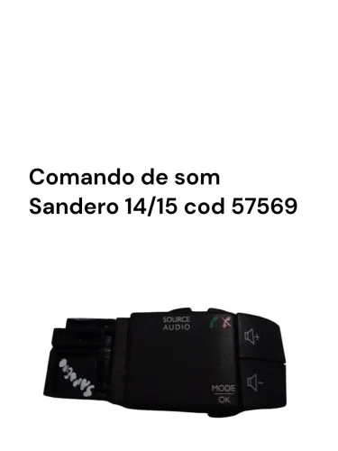 Comando do som Sandero 14/15 cod 57569