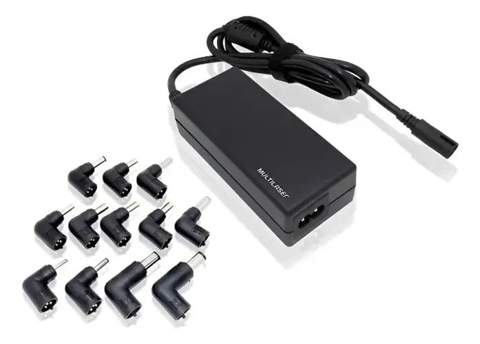 Carregador Multilaser Universal 65w Bivolt Preto
