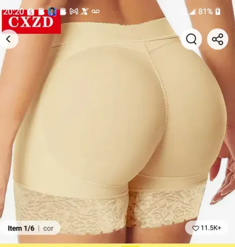 Calcinha acolchoada