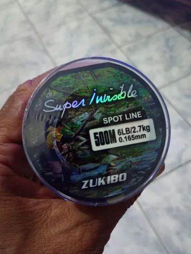 Linha de pesca Zukibo invisível 500 metros