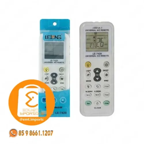 Controle Remoto Universal Para Ar Condicionado Lelong LE-7429