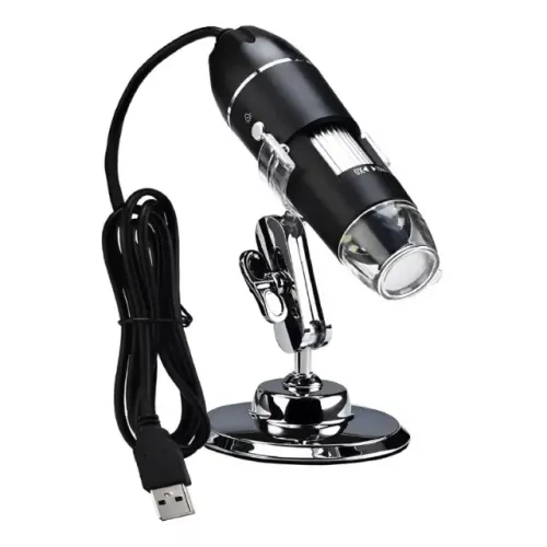 Microscópio Profissional Digital Zoom 1000x Usb Cam 2.0 Mp - WZetta