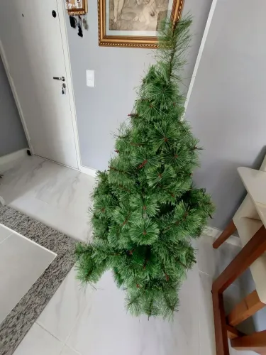Árvore de Natal Artificial 1,50m de altura, Semi-nova.