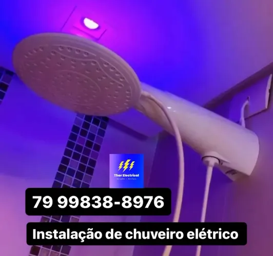 Instalação de chuveiro elétrico 