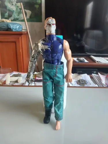 Boneco Max Steel Psyco Cyborg Villain da Mattel. Ótimo Estado. RARIDADE. 
