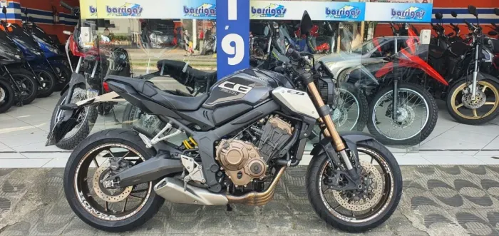 Honda Cb 650r Abs 2022 Cinza Único Dono