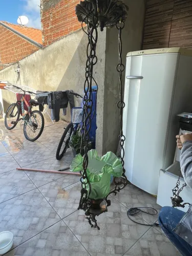 Luminária antiga 