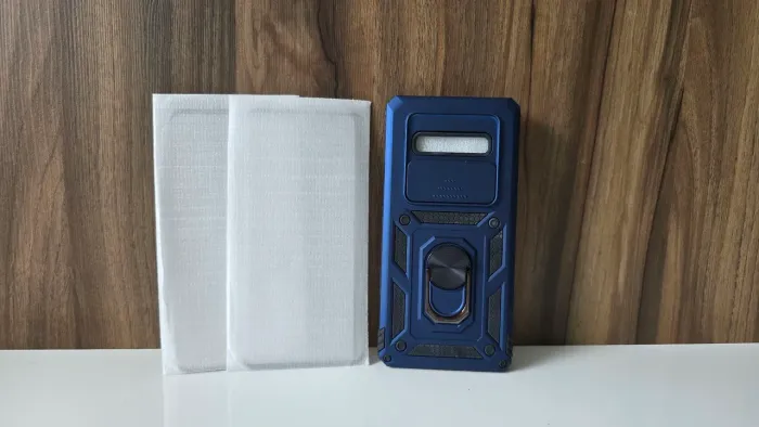 Capinha Nova para Galaxy S10 Plus + 2 Películas