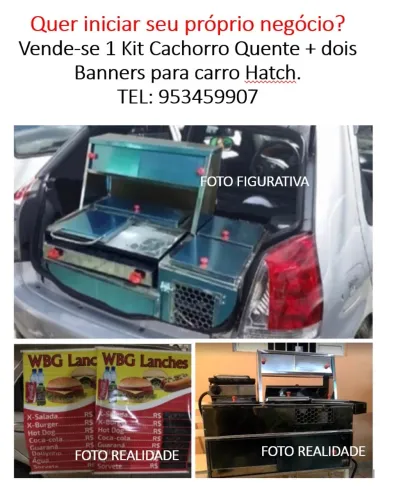 Kit cachorro quente para carro Hatch